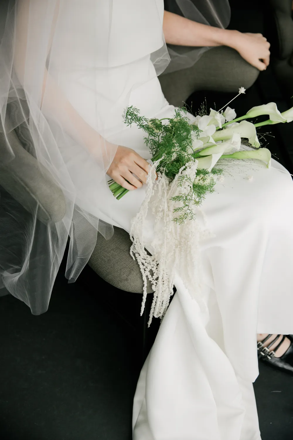 Bespoke wild Alpine floral design at a Swiss elopement